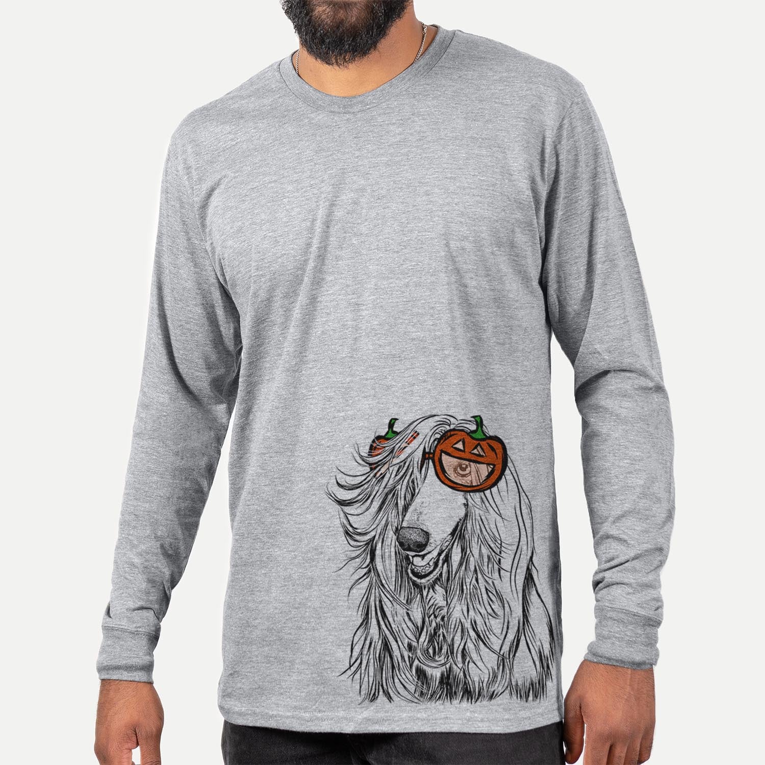 Sterling the Afghan Hound  - Pumpkin Collection