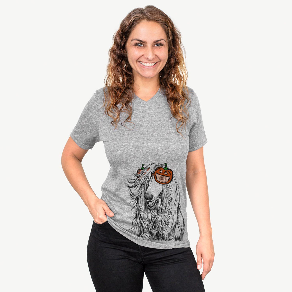 Sterling the Afghan Hound  - Pumpkin Collection