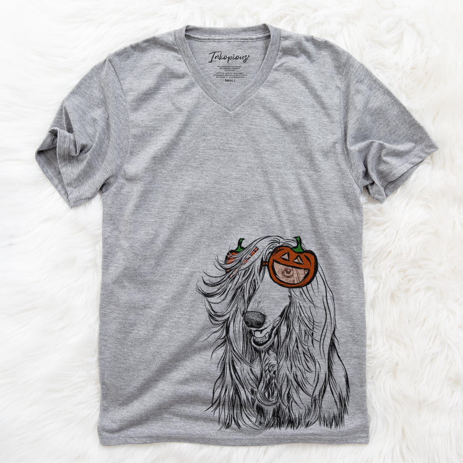 Sterling the Afghan Hound  - Pumpkin Collection