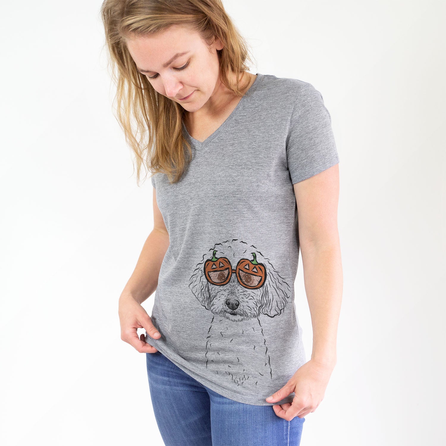 Stitch the Bichonpoo  - Pumpkin Collection