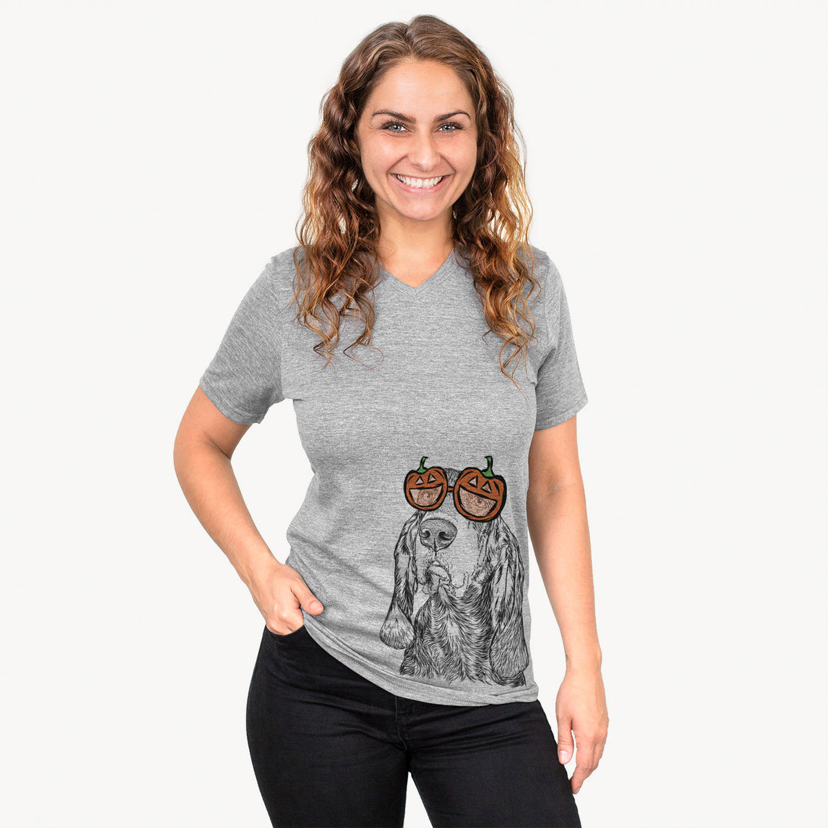 Stu the Black and Tan Coonhound  - Pumpkin Collection