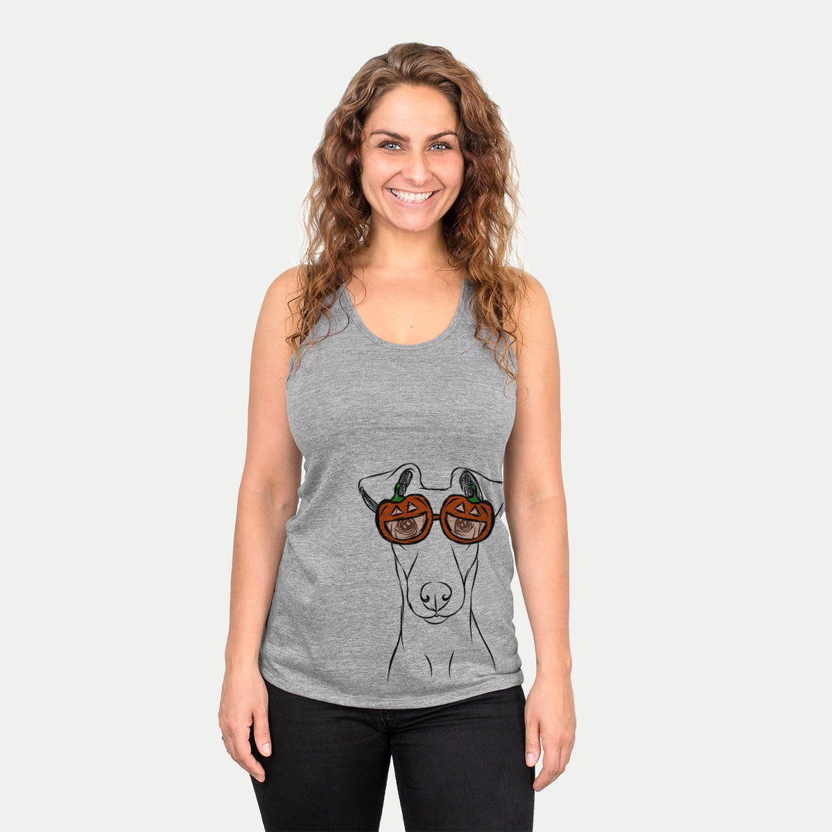 Tanner the Fox Terrier  - Pumpkin Collection