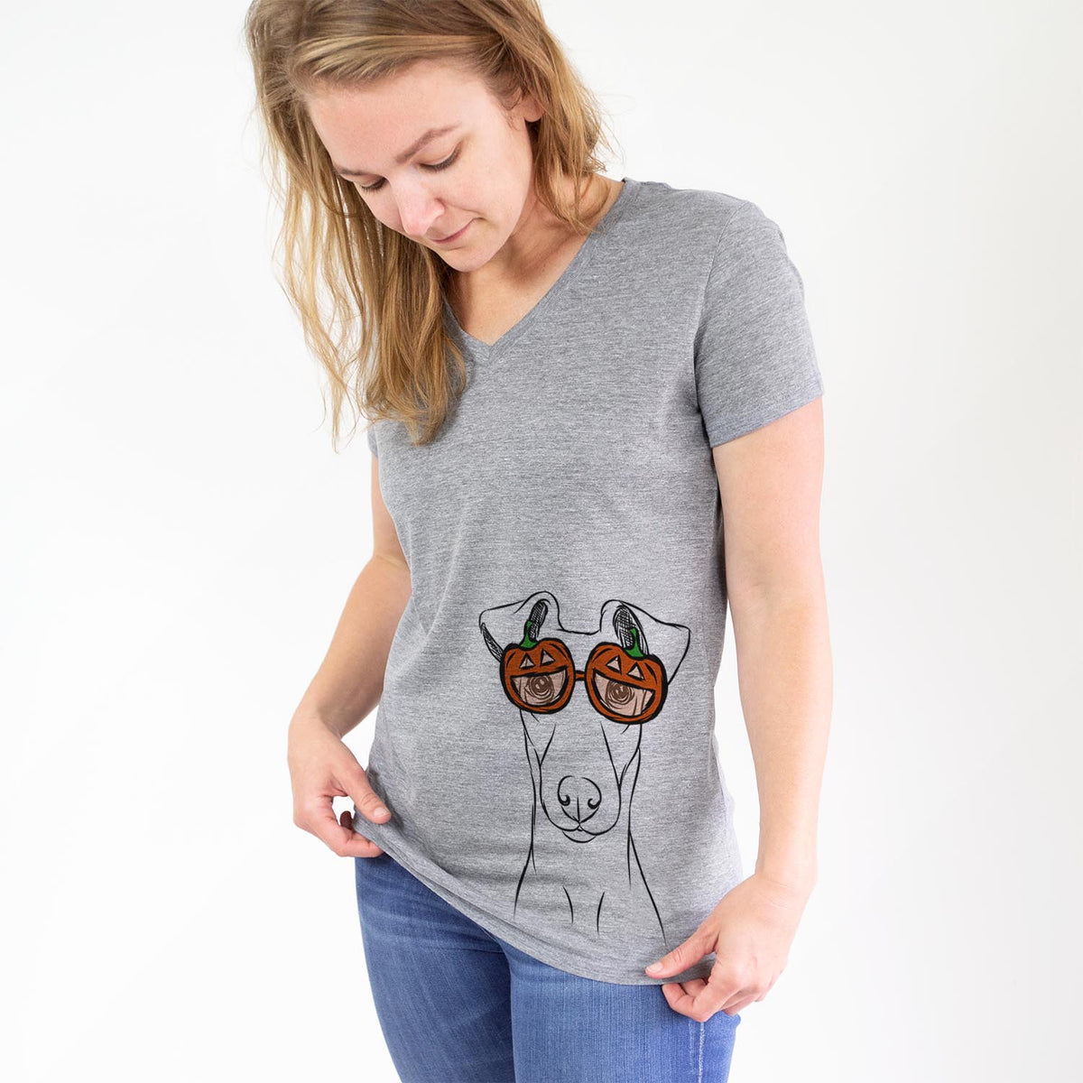 Tanner the Fox Terrier  - Pumpkin Collection