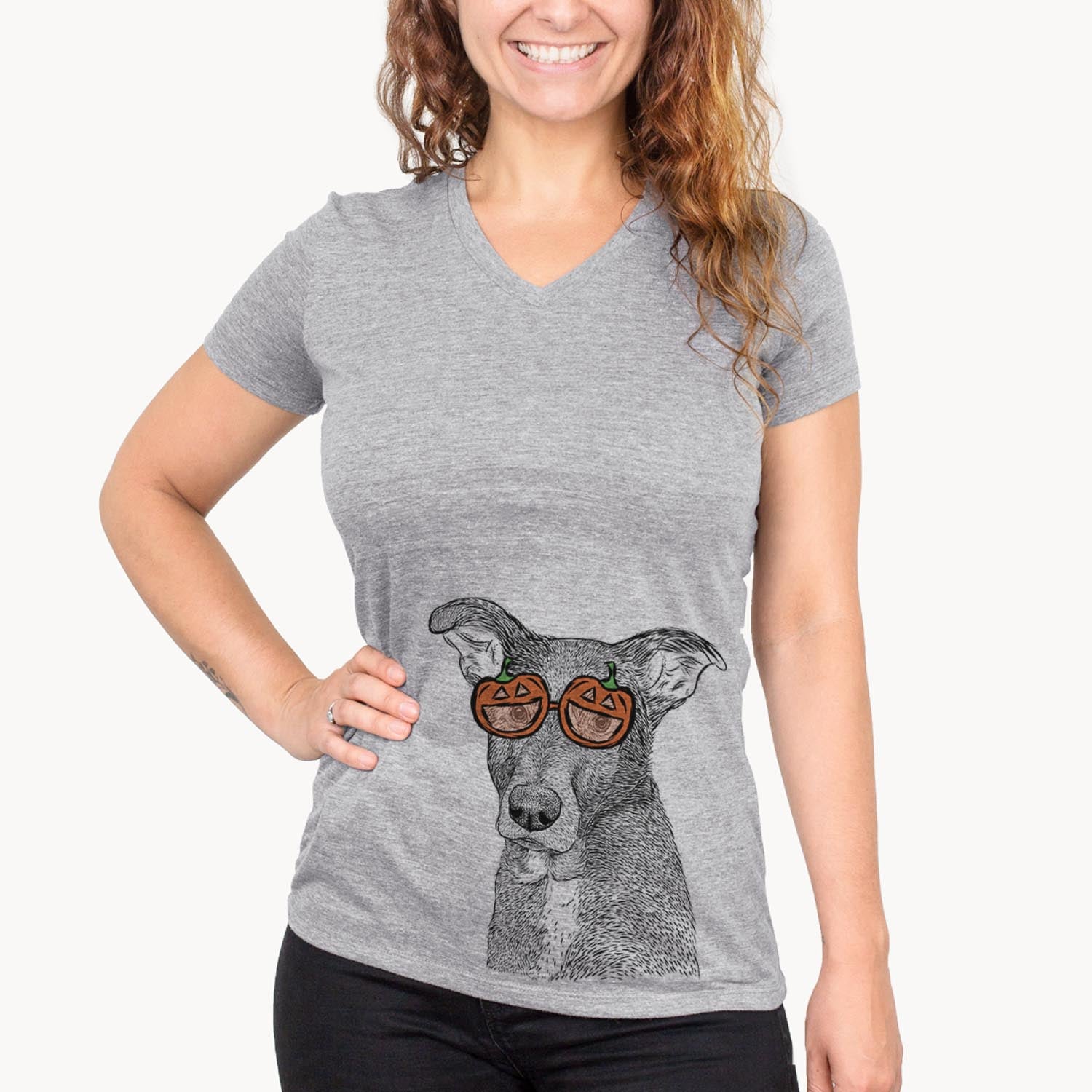 Wilbur the Shepherd Mix  - Pumpkin Collection