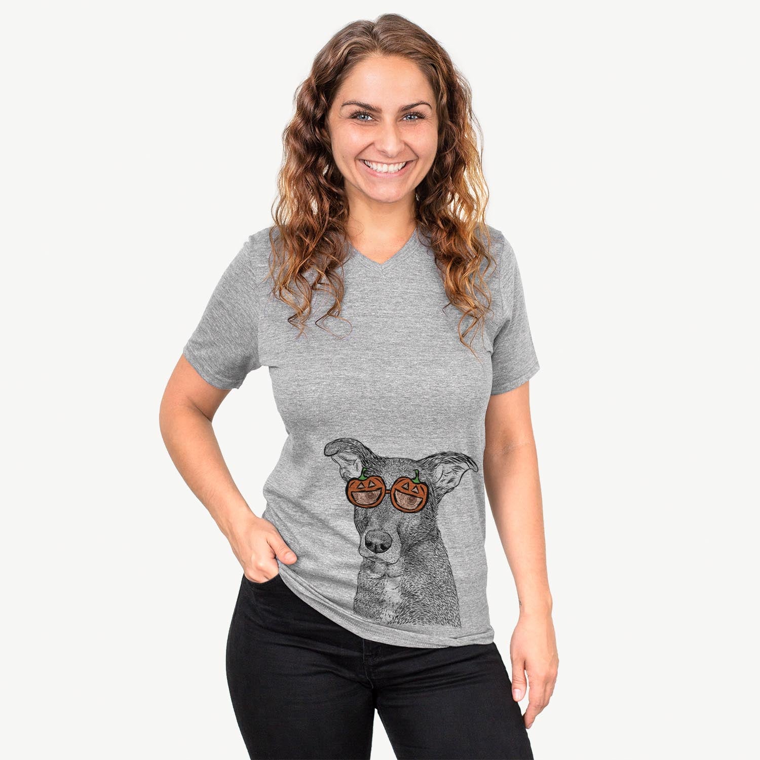 Wilbur the Shepherd Mix  - Pumpkin Collection