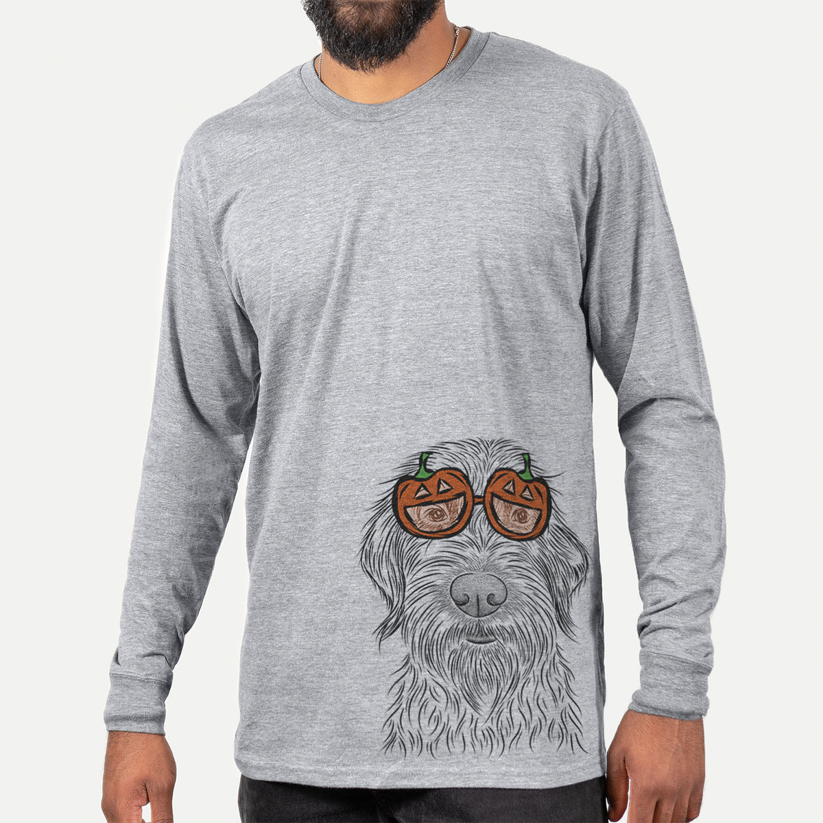 Wilkins the Wirehaired Pointing Griffon  - Pumpkin Collection