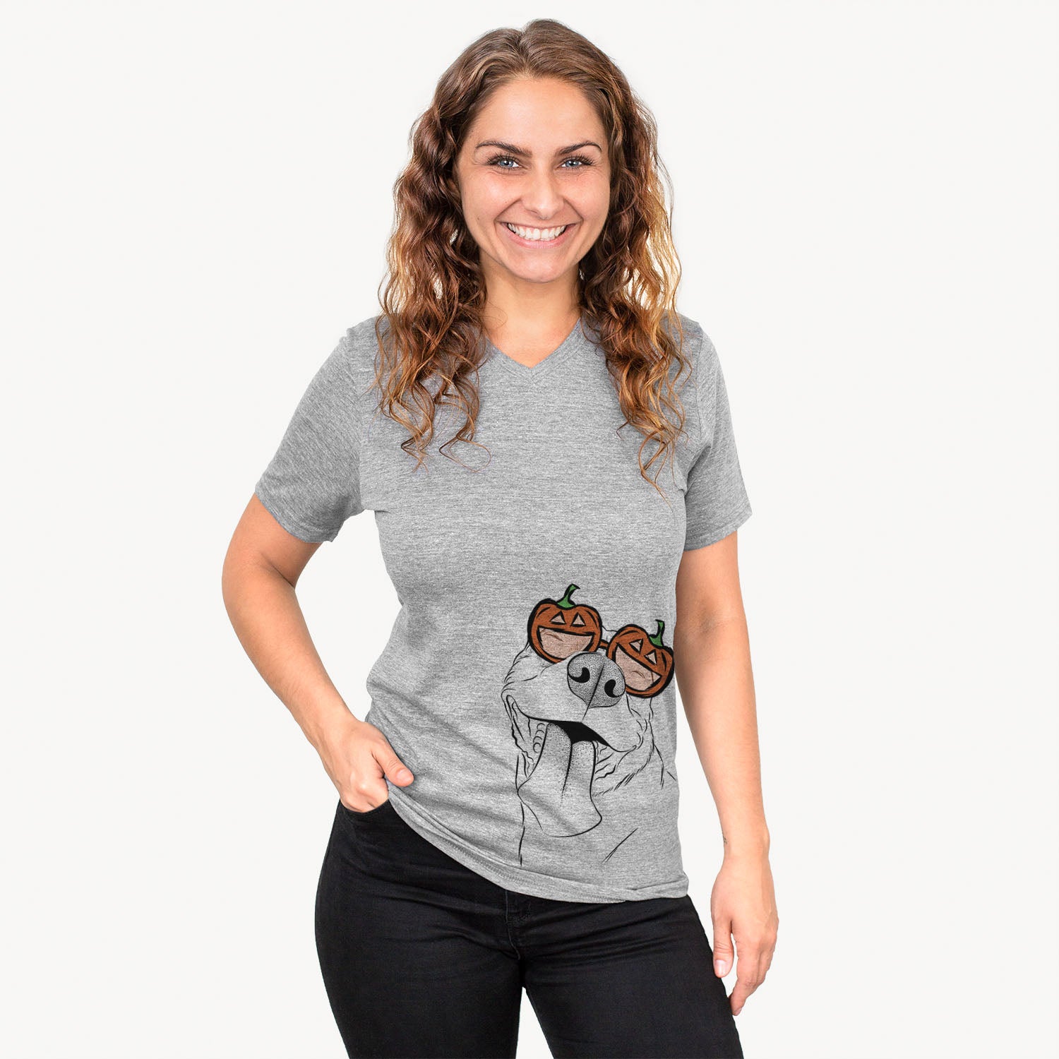 Xena the American Staffordshire Terrier  - Pumpkin Collection