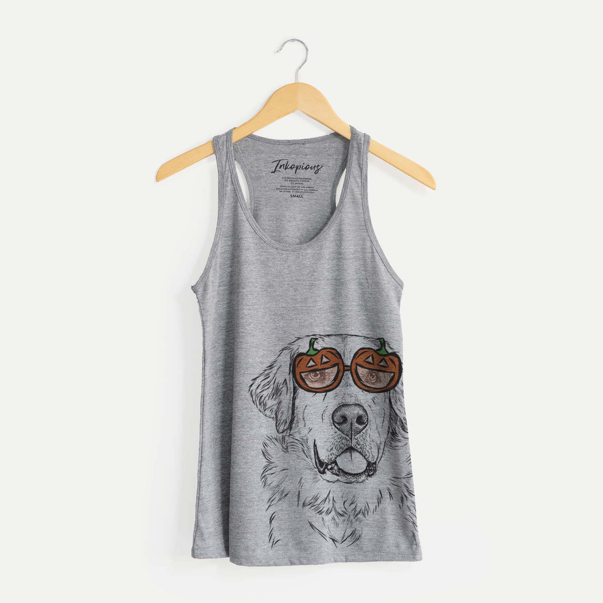 Brophy the Great Pyrenees  - Pumpkin Collection