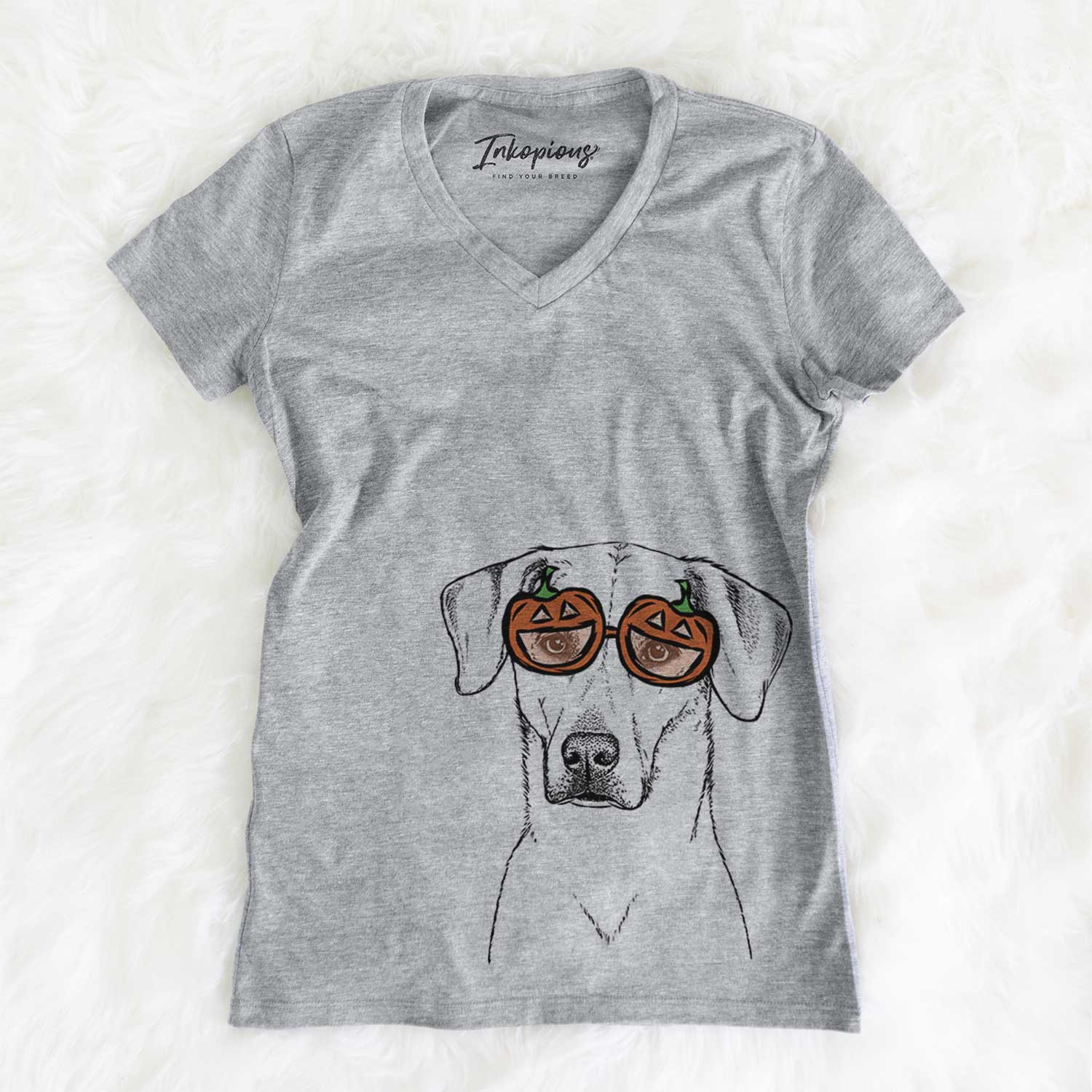 Charlie Girl the Yellow Lab  - Pumpkin Collection