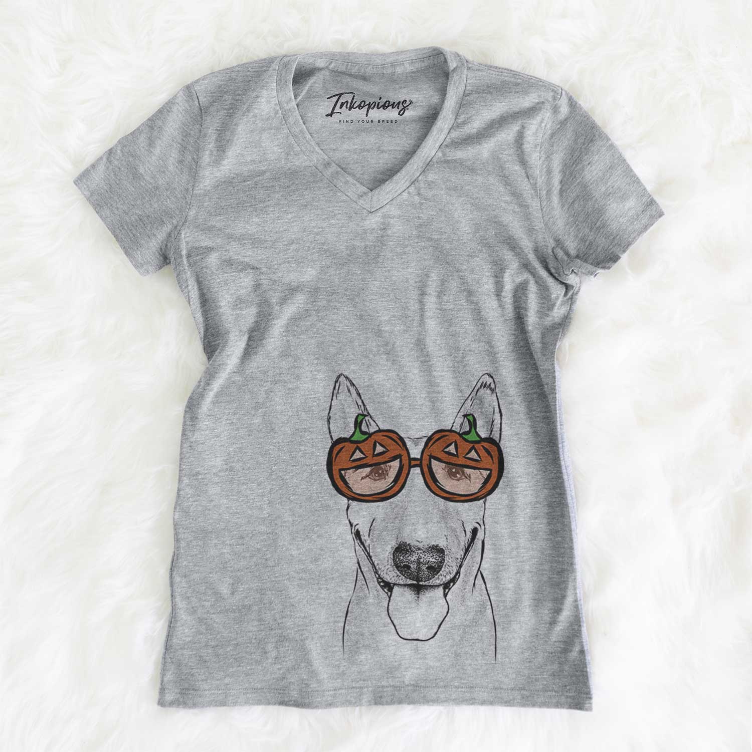 Chloe the Bull Terrier  - Pumpkin Collection