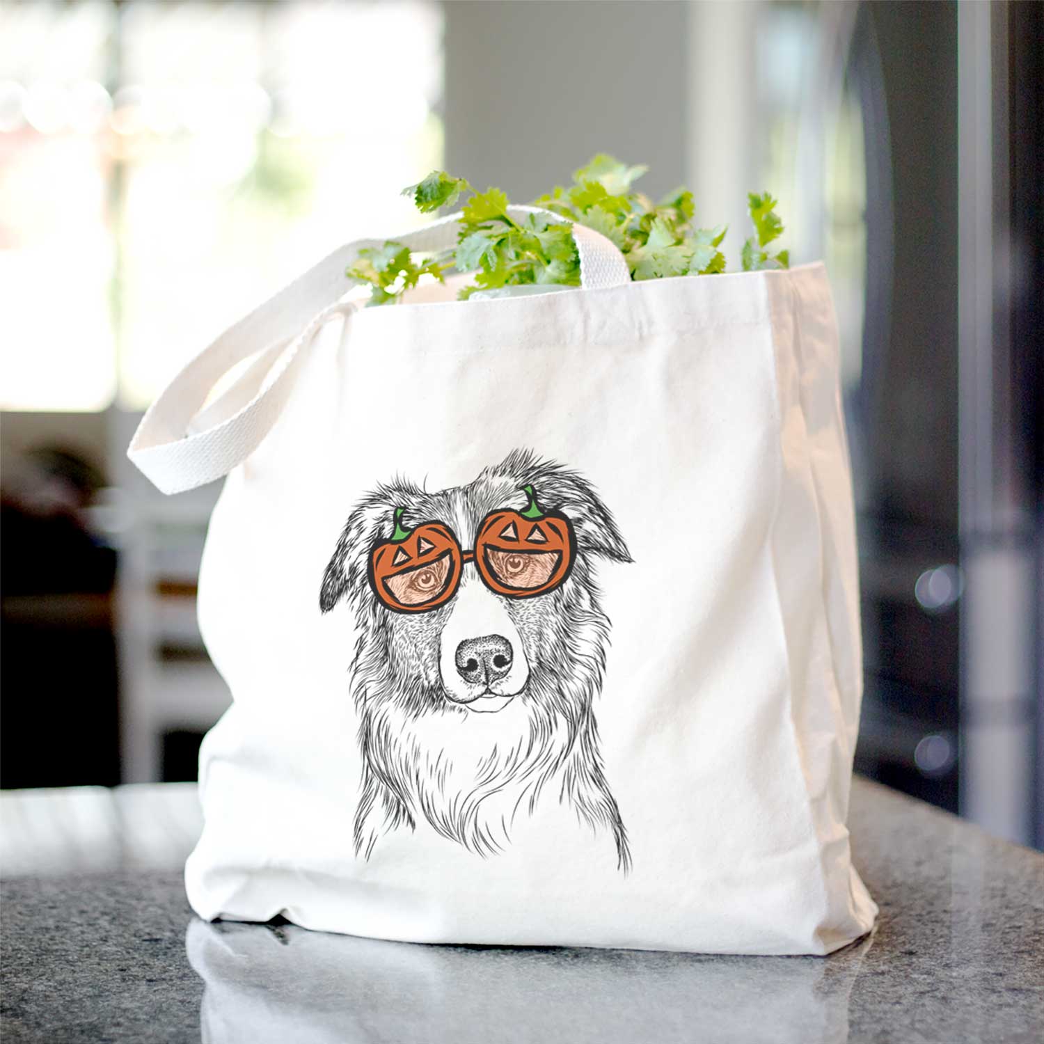 Cynder the English Shepherd - Tote Bag