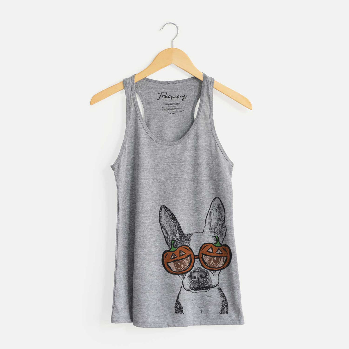 Daisy the Boston Terrier  - Pumpkin Collection