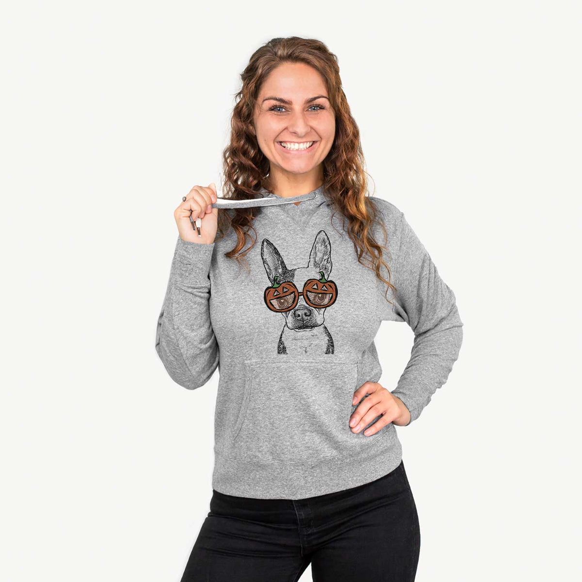 Daisy the Boston Terrier  - Pumpkin Collection