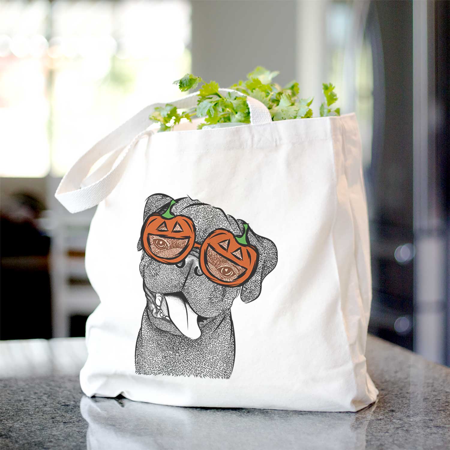 Dudley Danger the Pug - Tote Bag