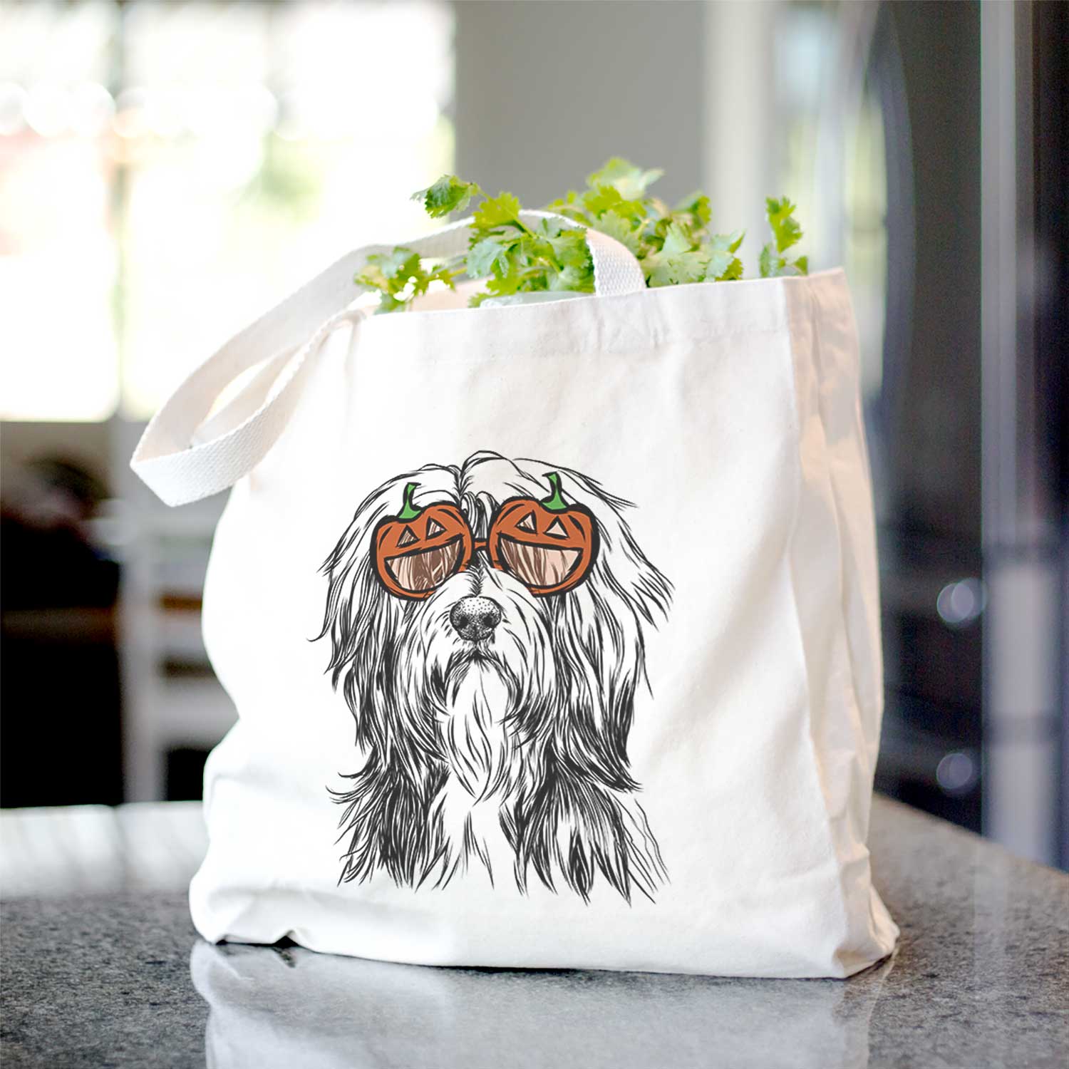 Fiji the Polish Lowland Sheepdog - Tote Bag