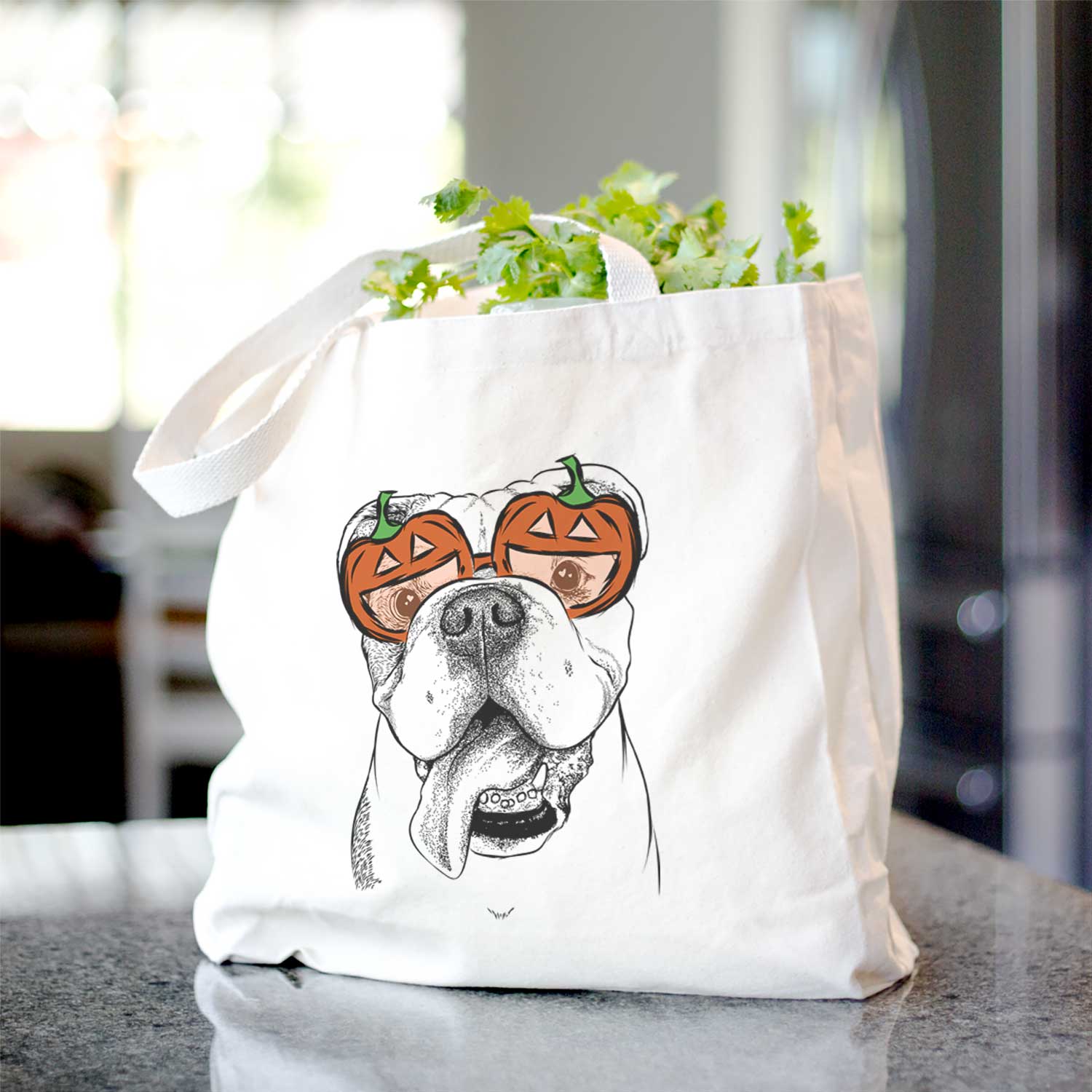 Hank the English Bulldog - Tote Bag