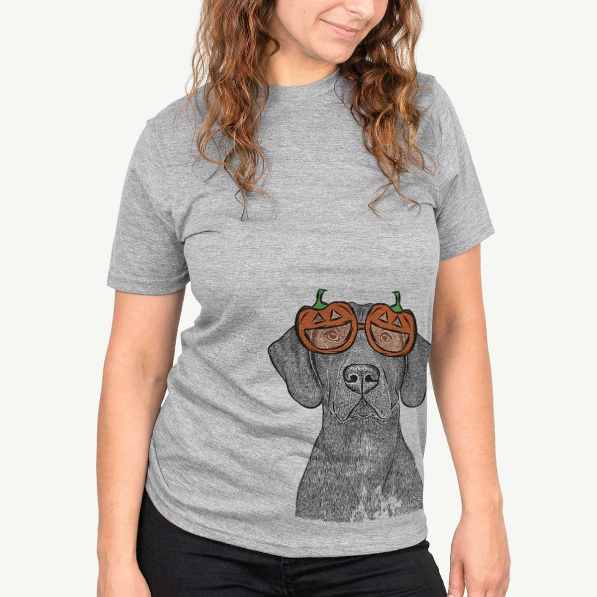 Lucifer the German Shorthaired Pointer  - Pumpkin Collection