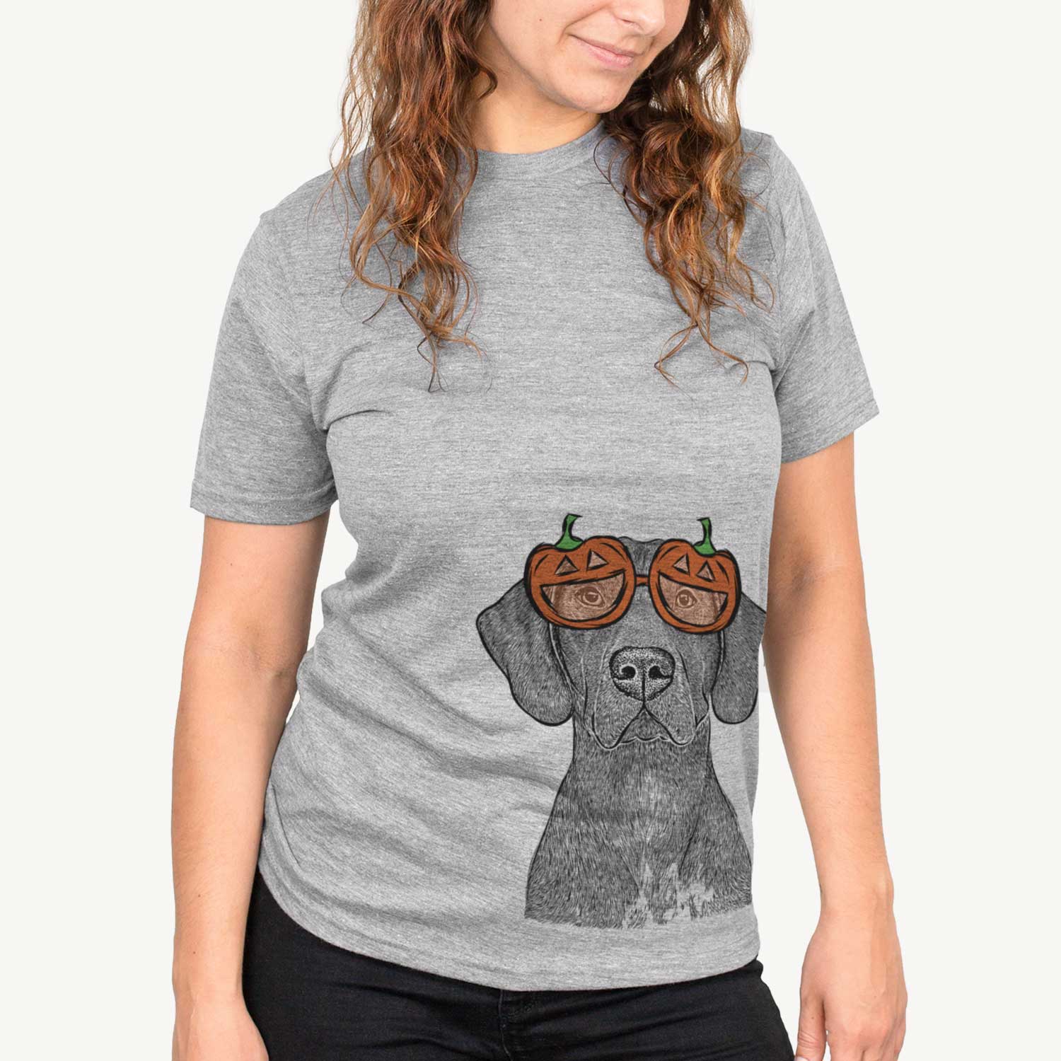 Lucifer the German Shorthaired Pointer  - Pumpkin Collection