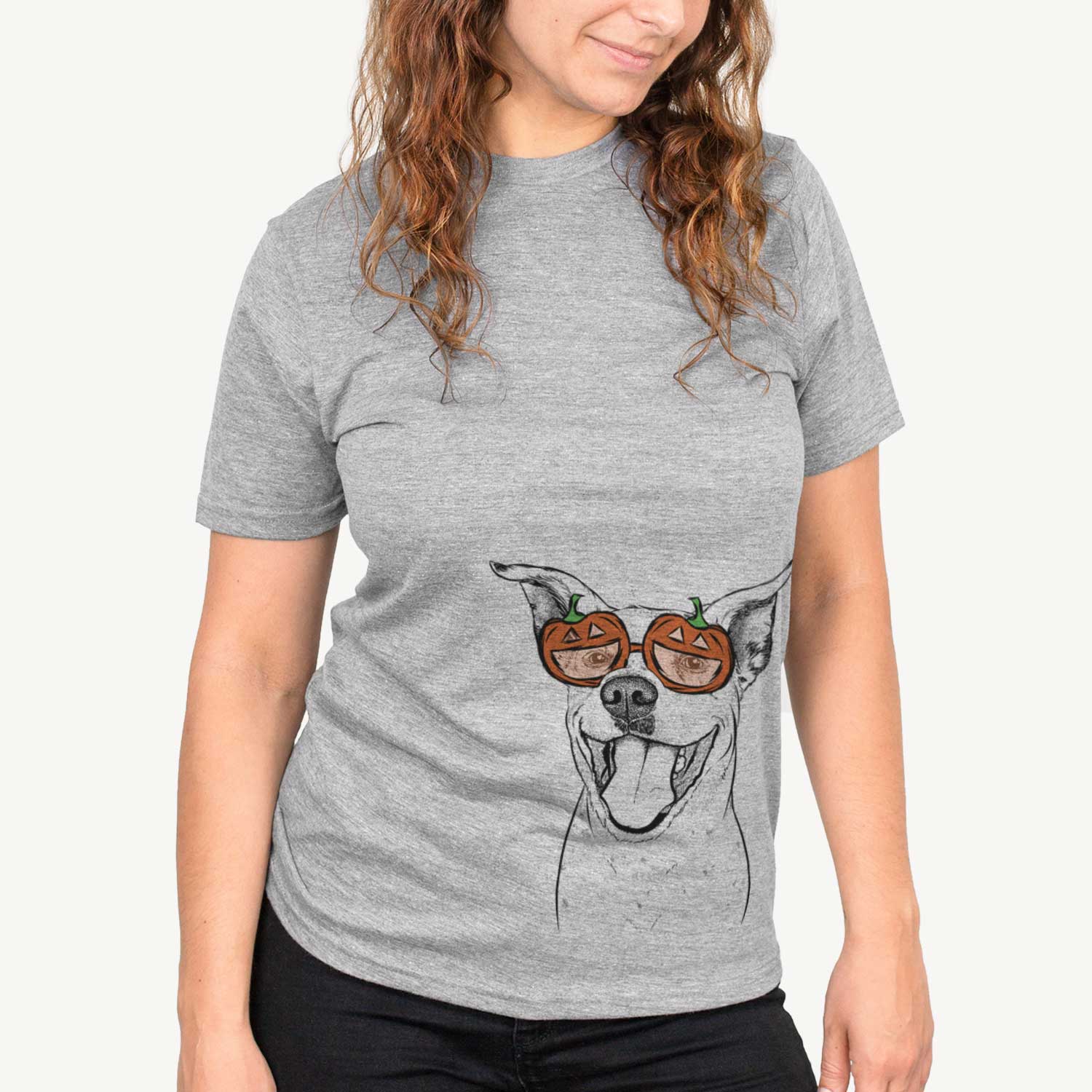 Maddie the Dalmatian Pitbull Mix  - Pumpkin Collection