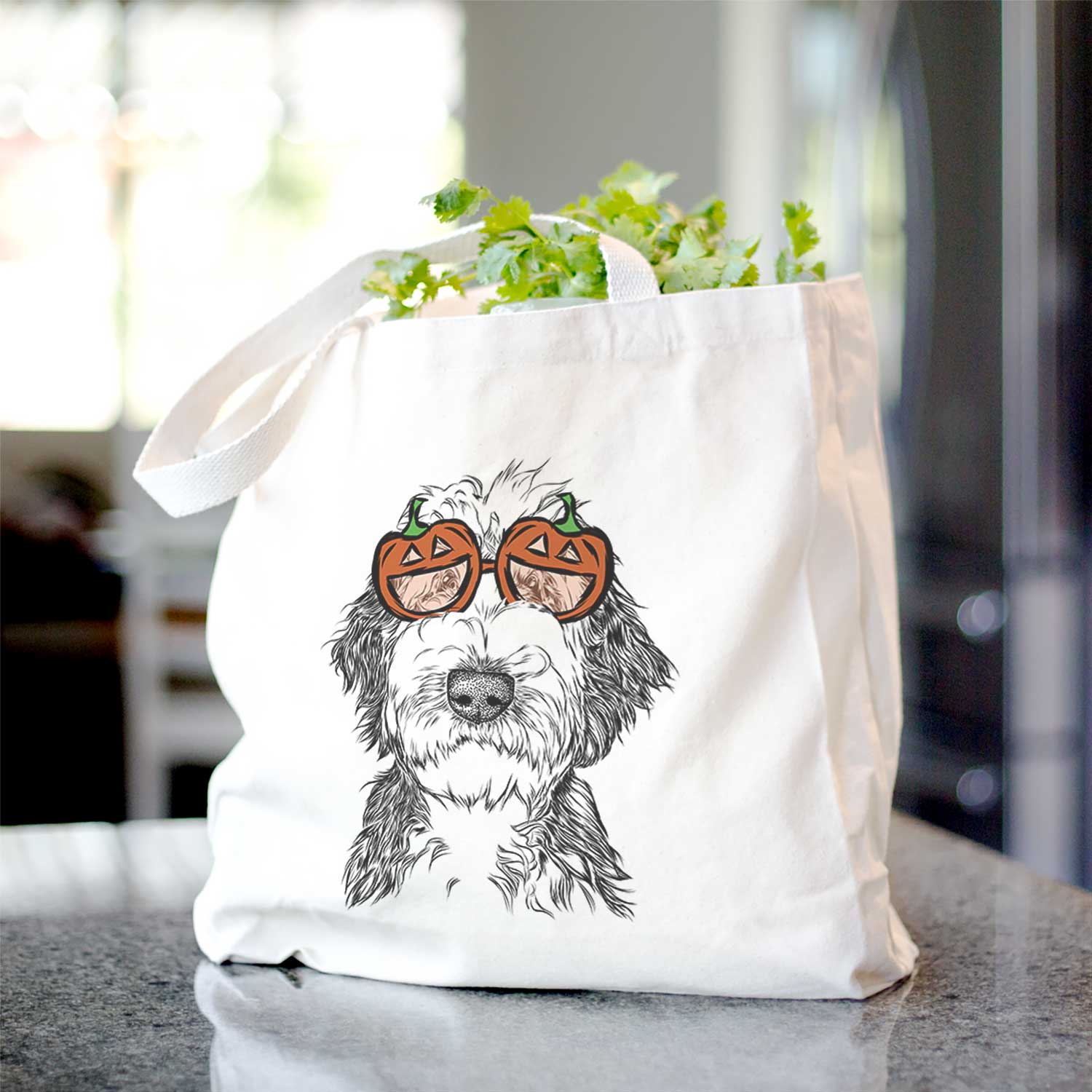 Milo Fluff the Sheepadoodle - Tote Bag