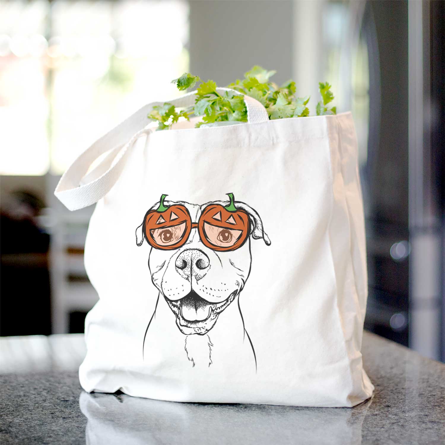 Roscoe the Pitbull - Tote Bag