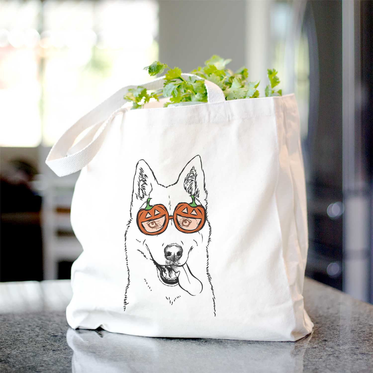 Sinatra the Siberian Husky - Tote Bag