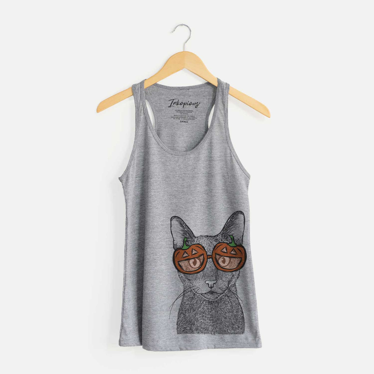 Stanley the Russian Blue Cat  - Pumpkin Collection