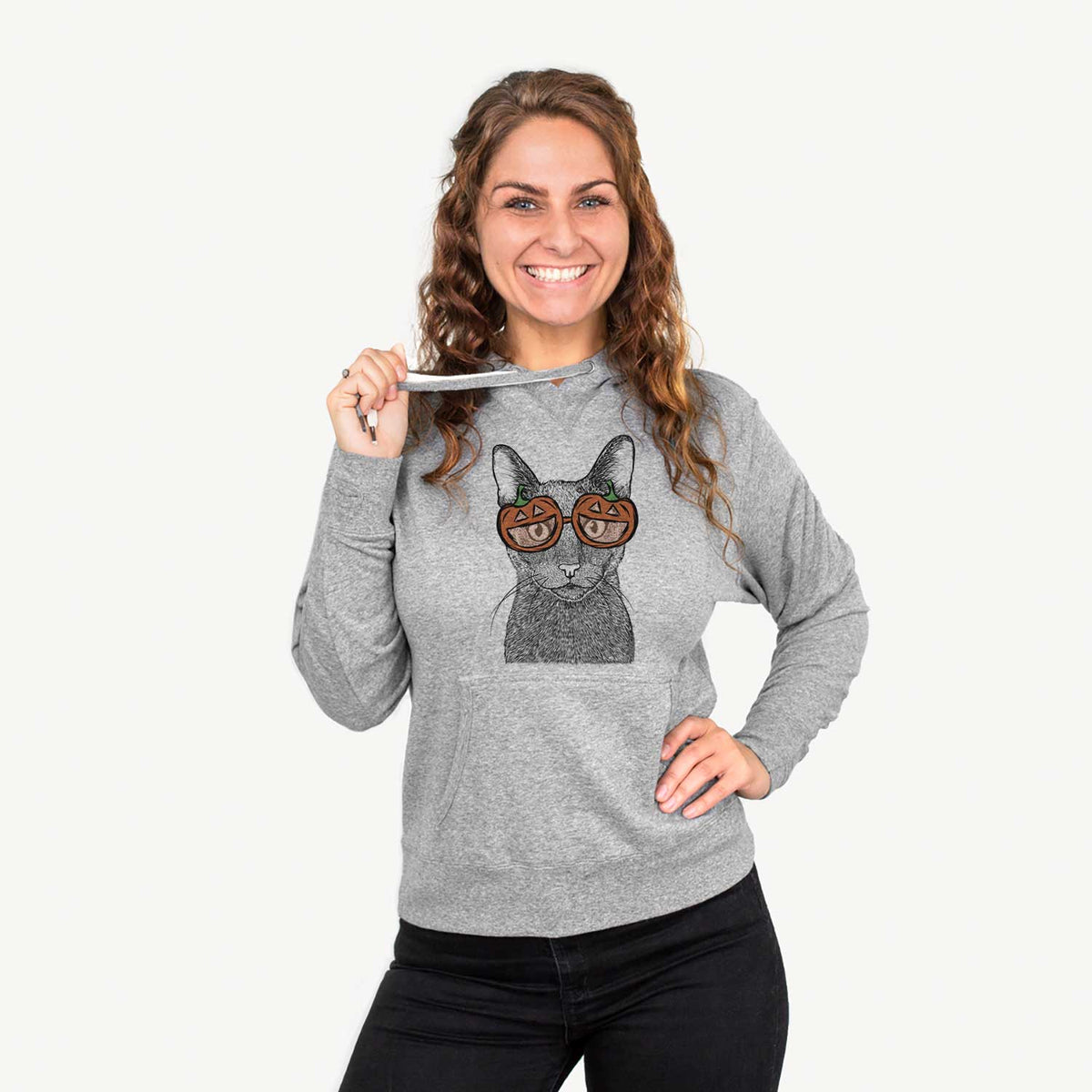 Stanley the Russian Blue Cat  - Pumpkin Collection