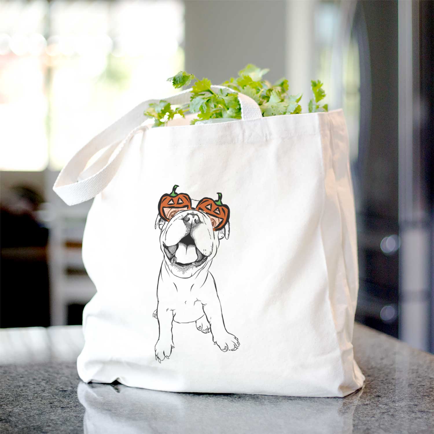 Tyke the English Bulldog - Tote Bag