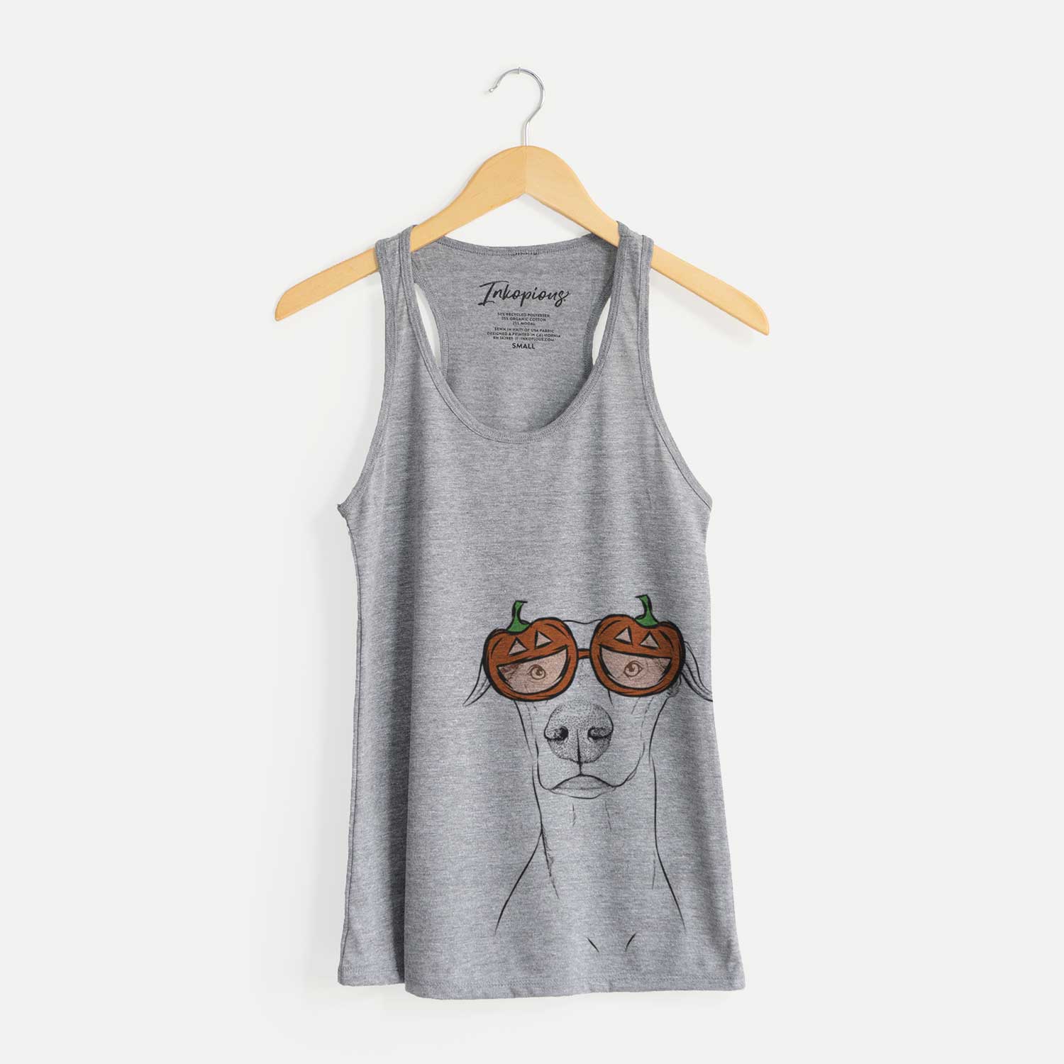 Walter the White Doberman Rescue  - Pumpkin Collection