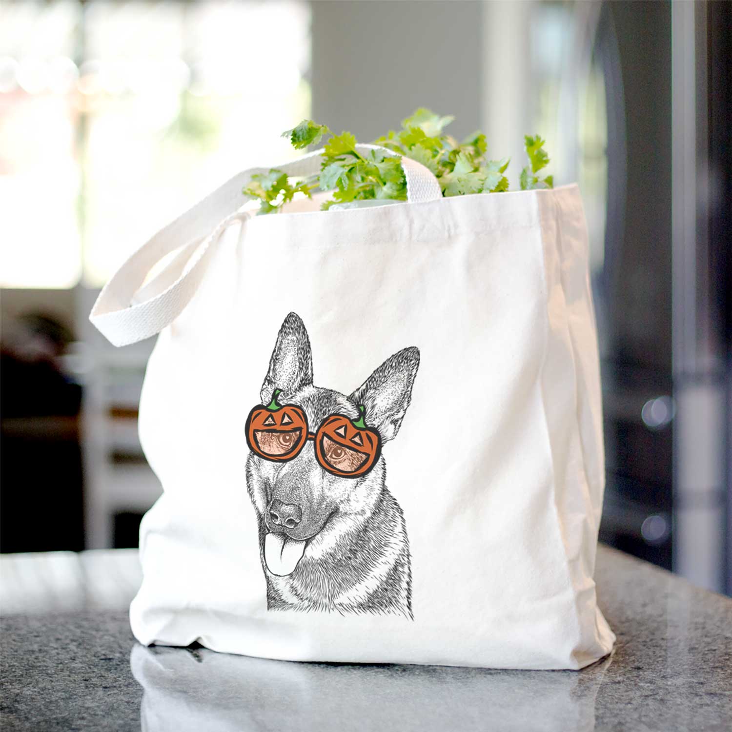 Whitaker the German Shepherd - Tote Bag