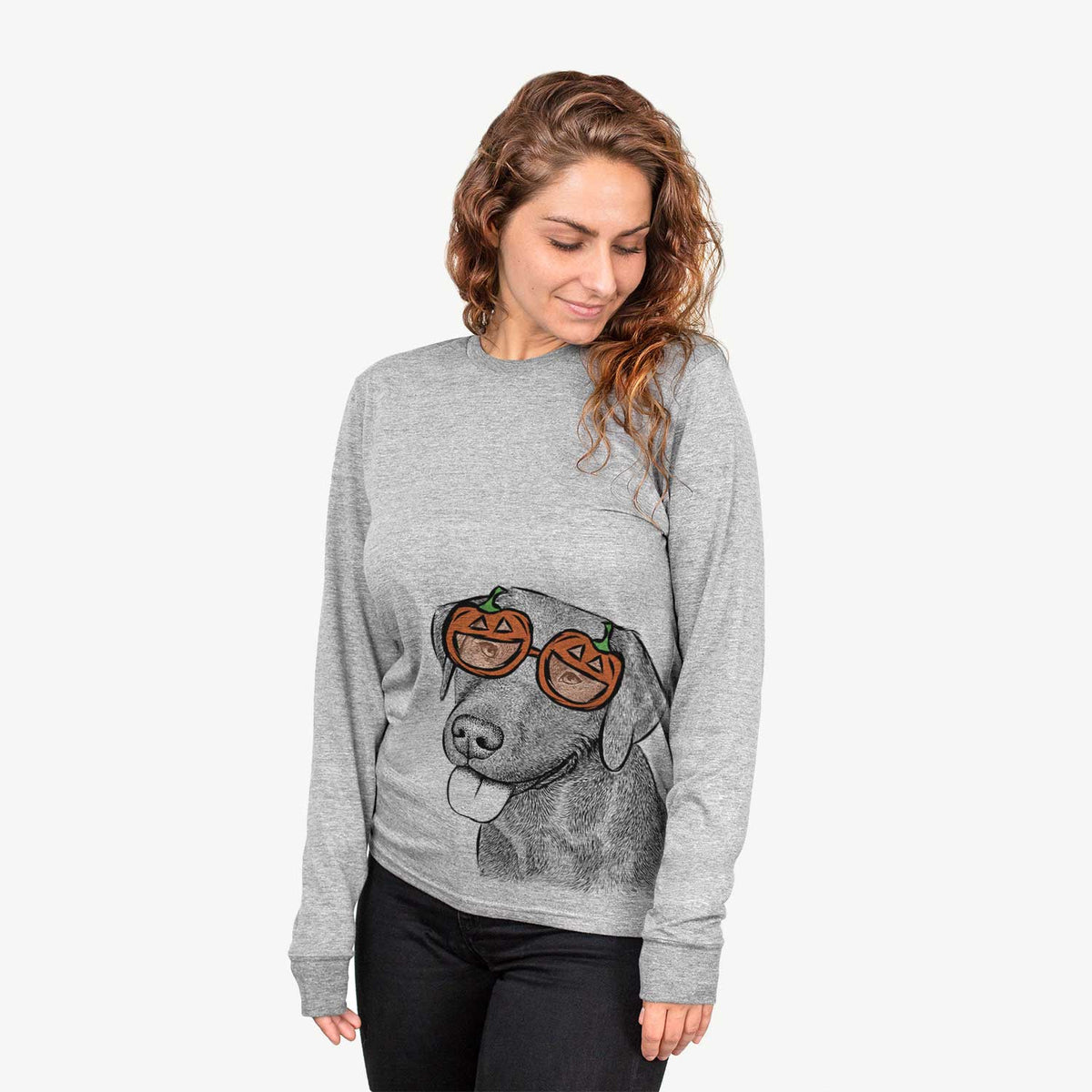 Zeppelin the Black Labrador  - Pumpkin Collection