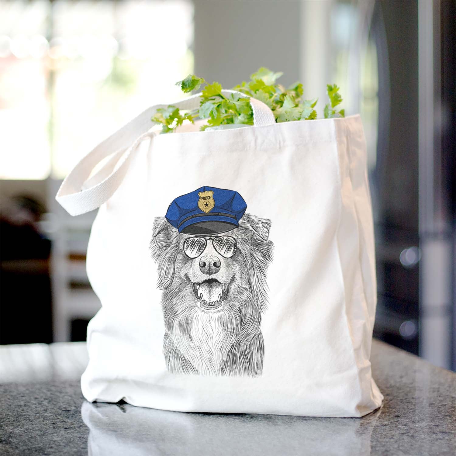 Aussie Parker the Australian Shepherd - Tote Bag