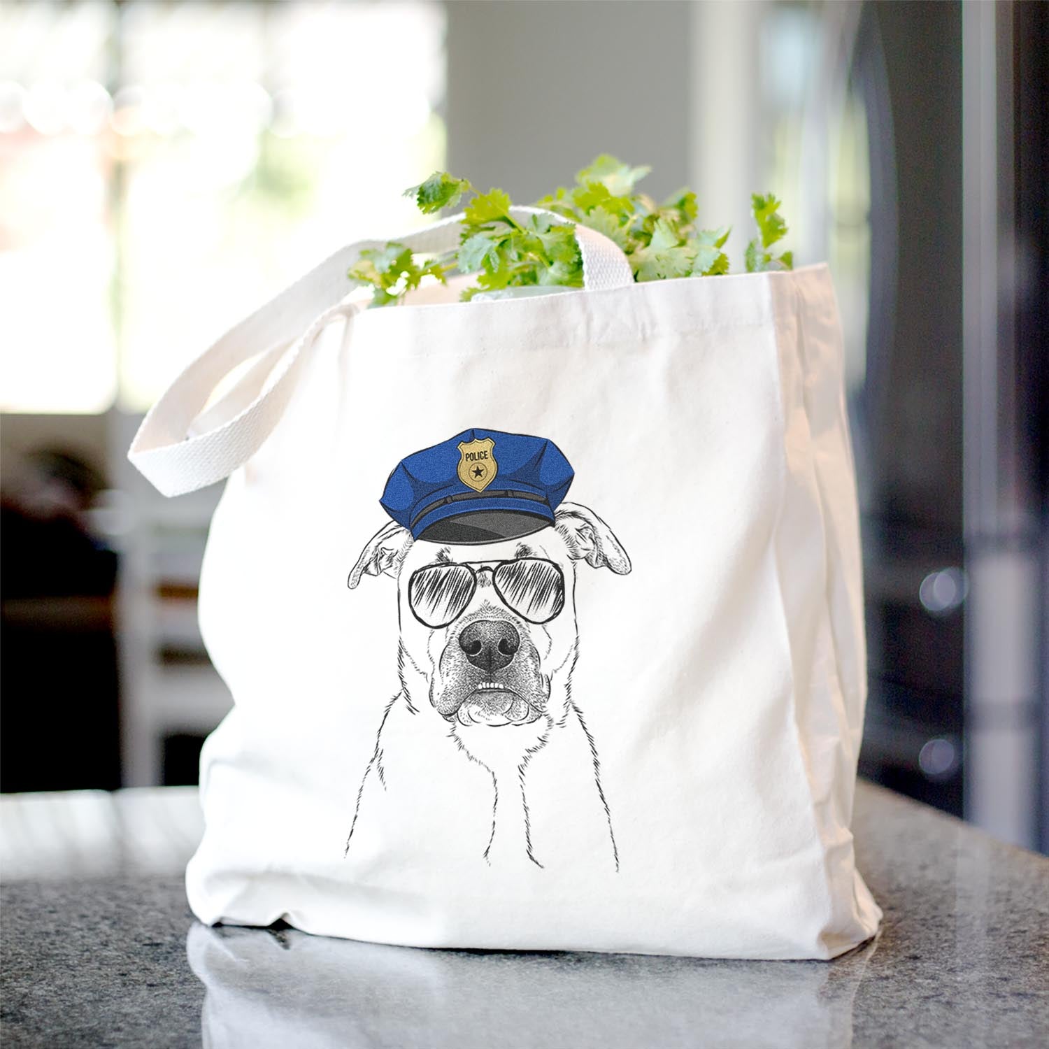 Abby the Boxer Beagle Mix - Tote Bag