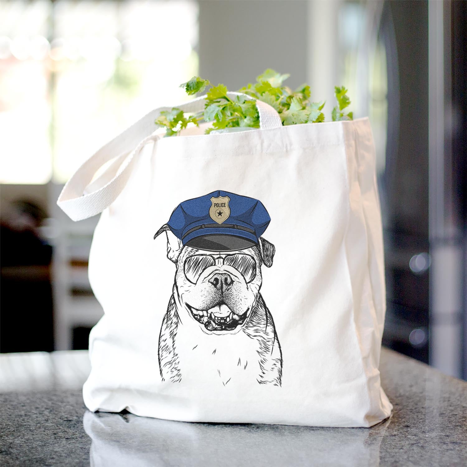 Agatha the Boston Bulldog - Tote Bag