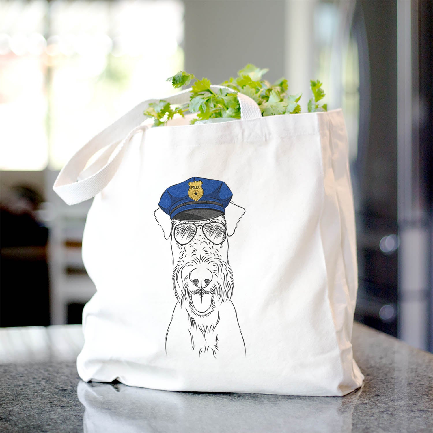 Andy the Airedale Terrier - Tote Bag