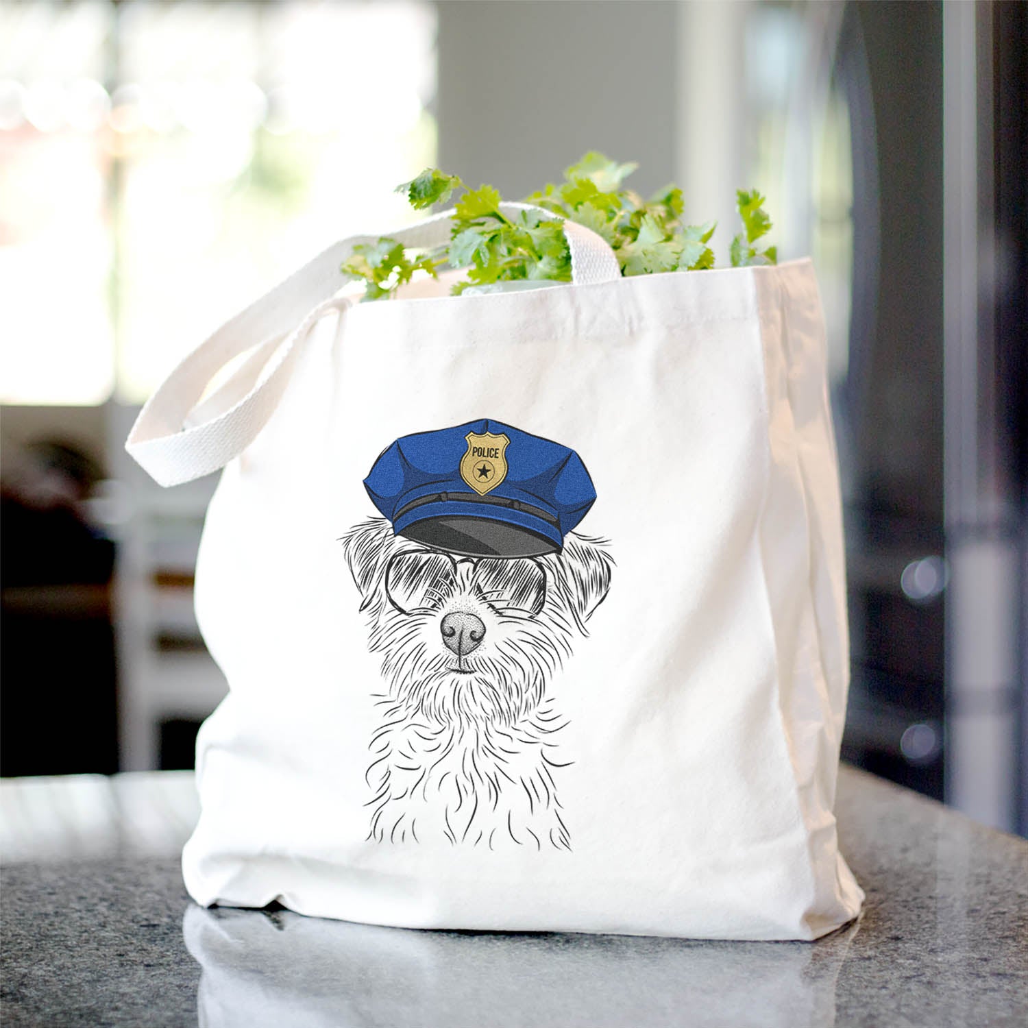 Benjamin the Border Terrier - Tote Bag