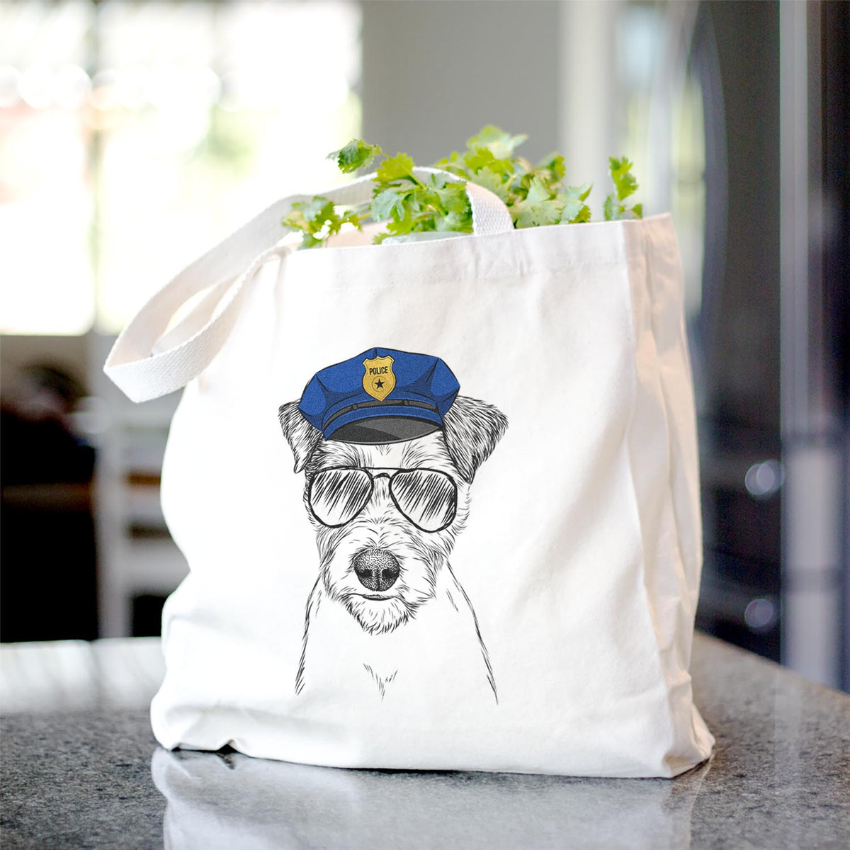 Bogart the Parsons Russell Terrier - Tote Bag