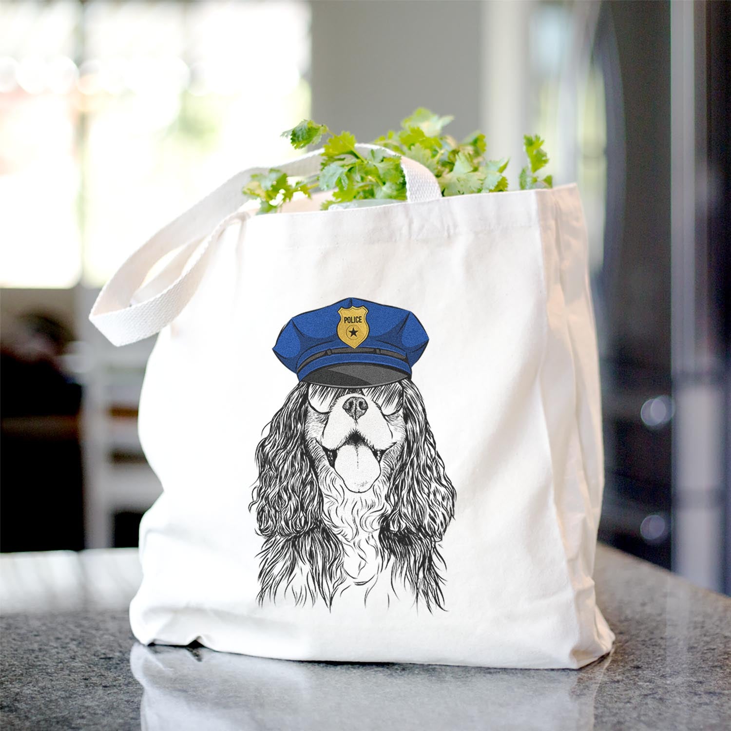 Brandy the Cavalier King Charles Spaniel - Tote Bag