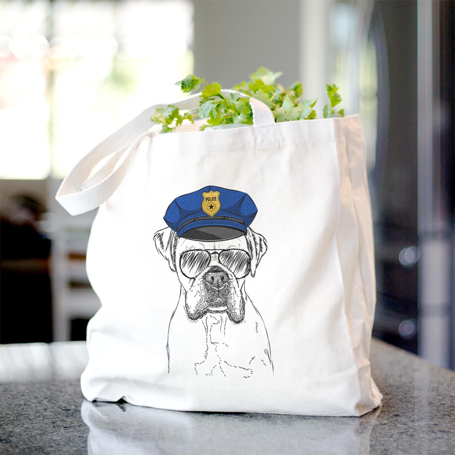 Champion Bentley the Boxer - Tote Bag