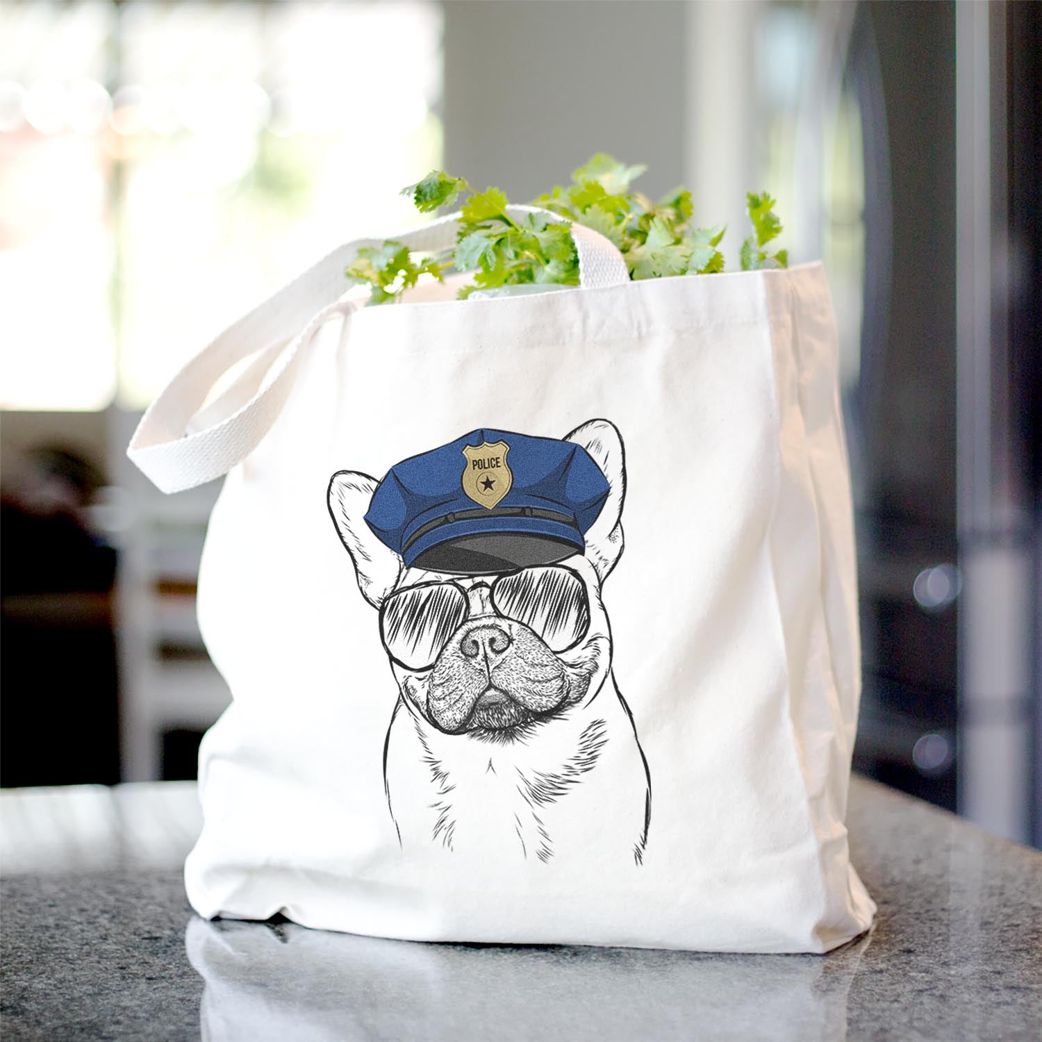 Chew Chew the French Bulldog - Tote Bag