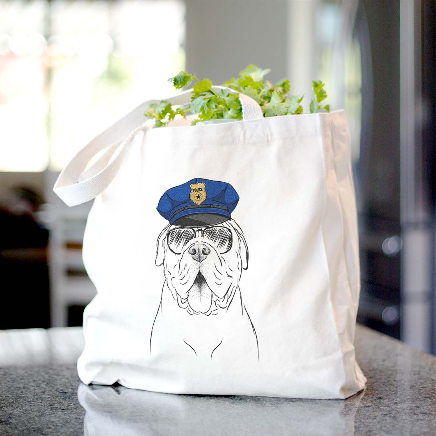 Chief the Boxer Bulldog Mix - Tote Bag