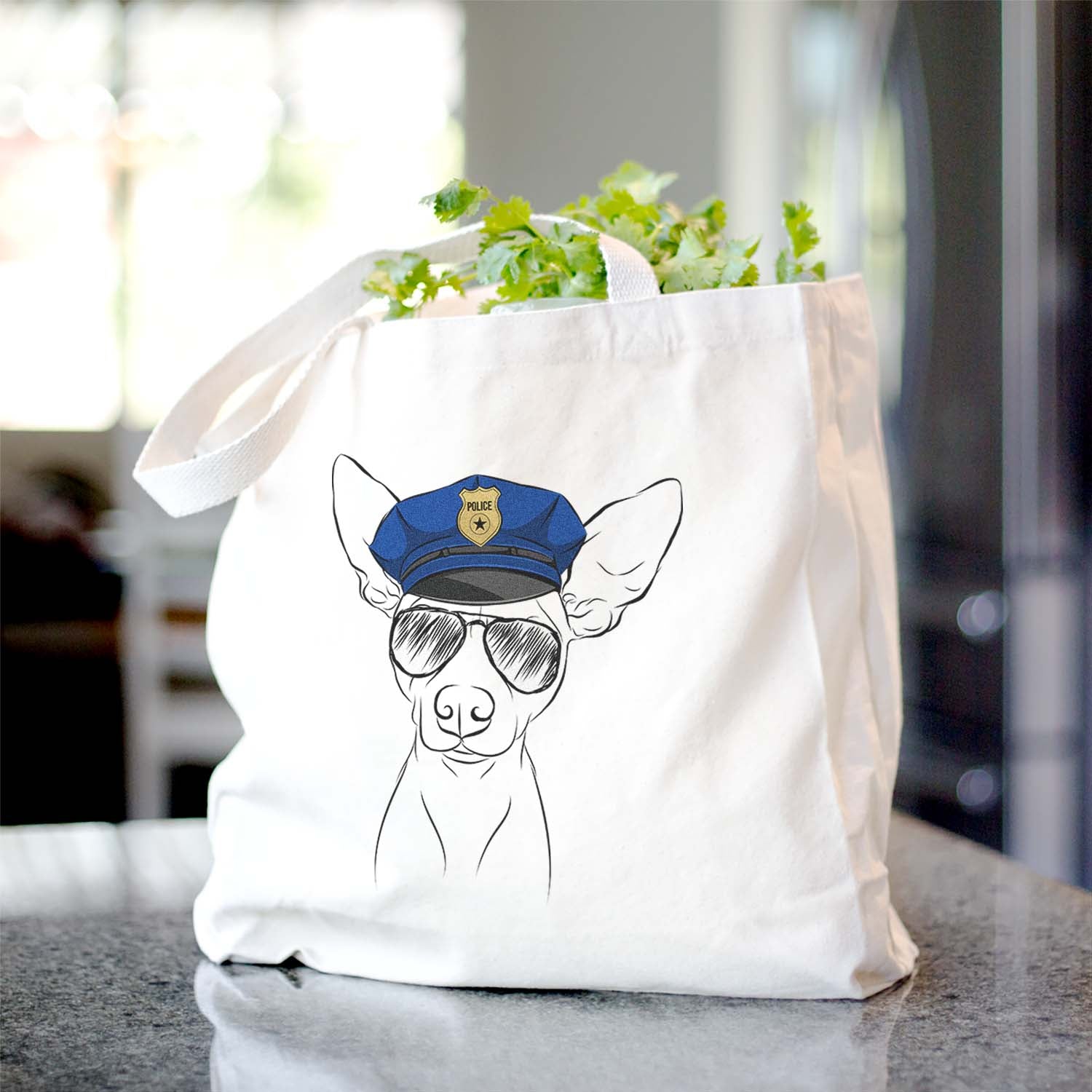 Desi the American Hairless Terrier - Tote Bag