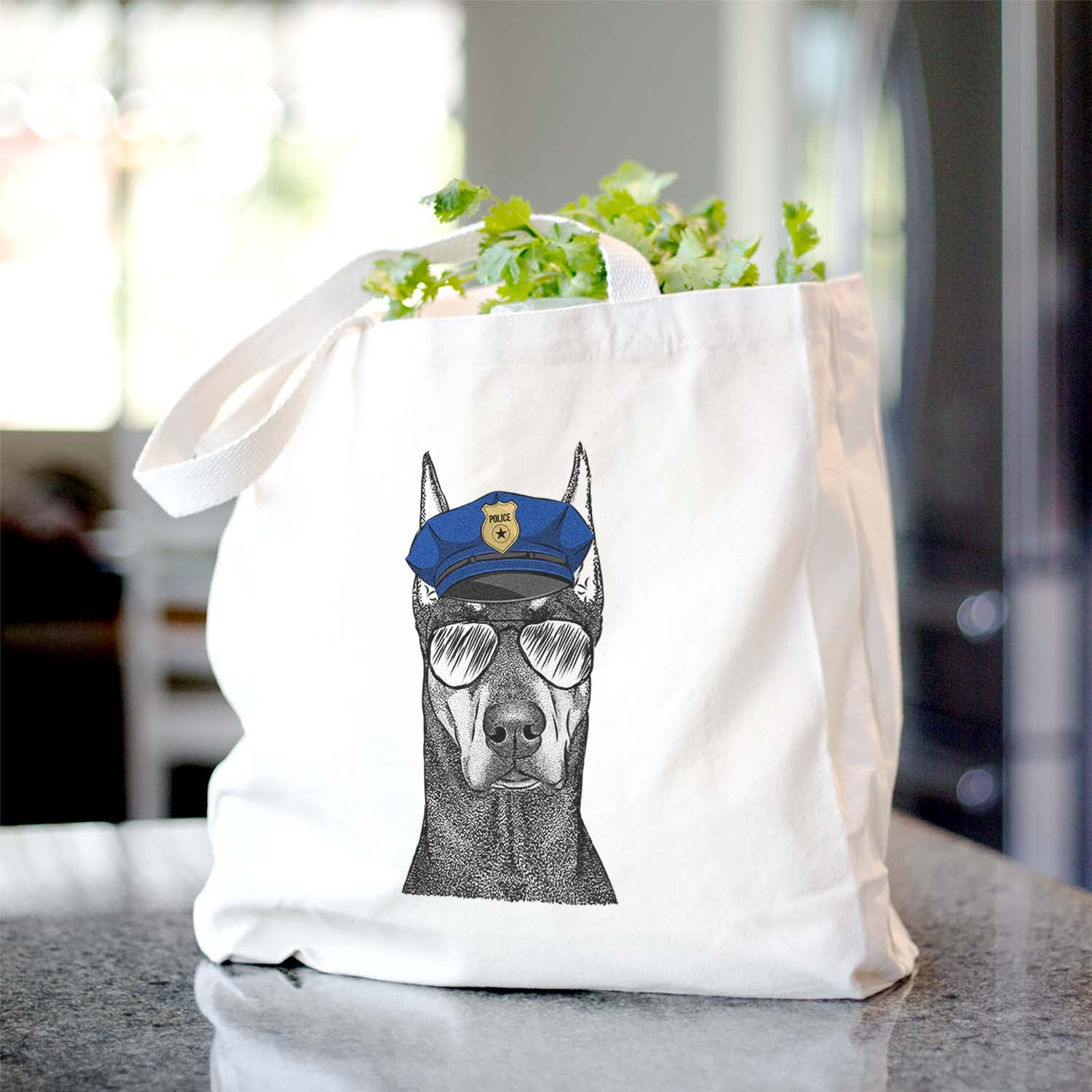 Drake the Doberman Pinscher - Tote Bag