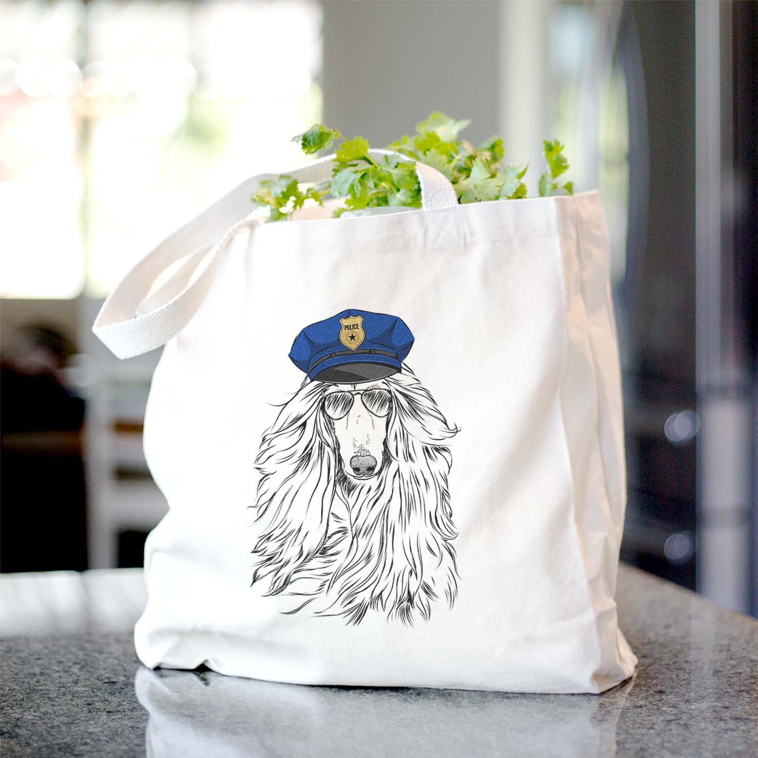 Fabio the Afghan Hound - Tote Bag