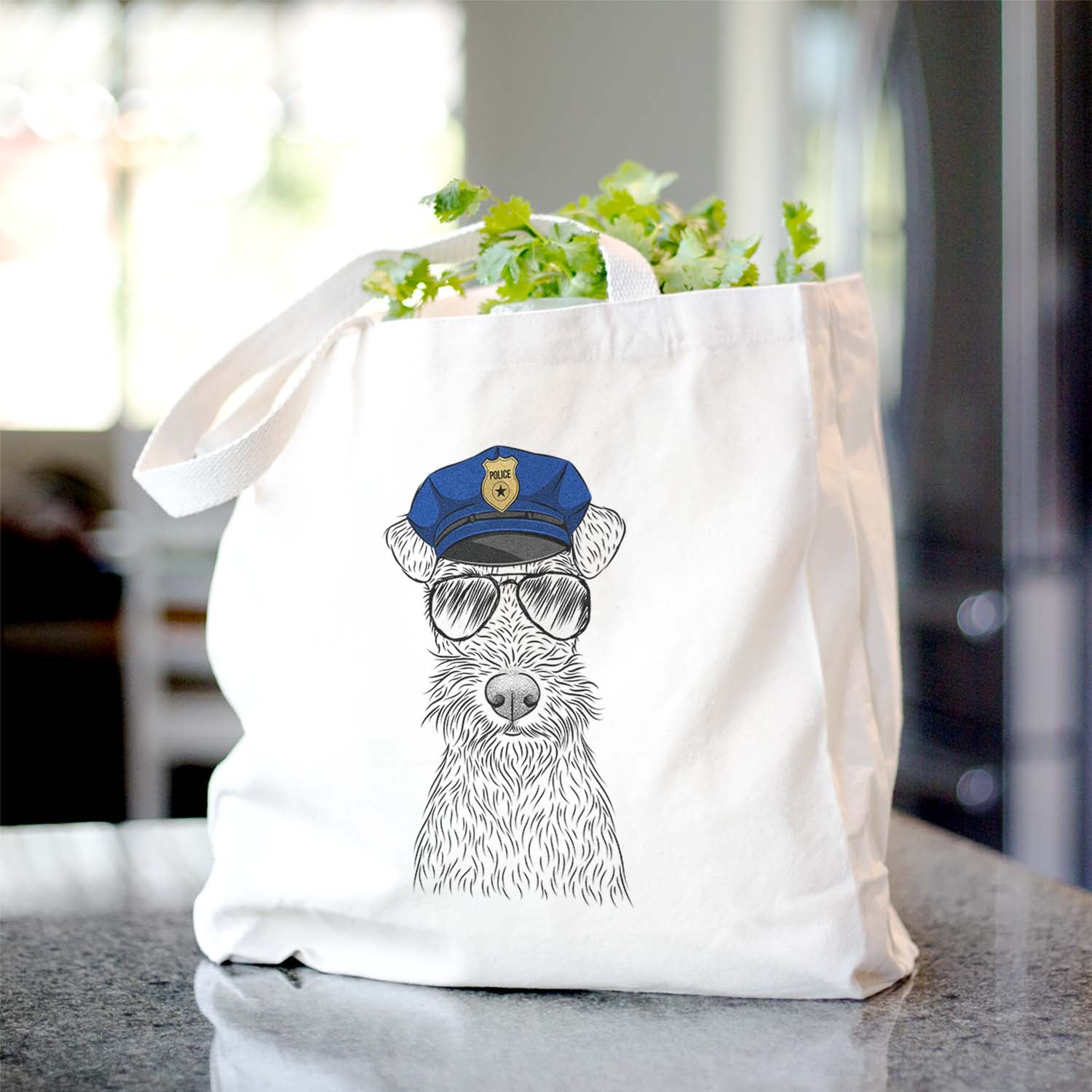 Fitz the Wire Fox Terrier - Tote Bag