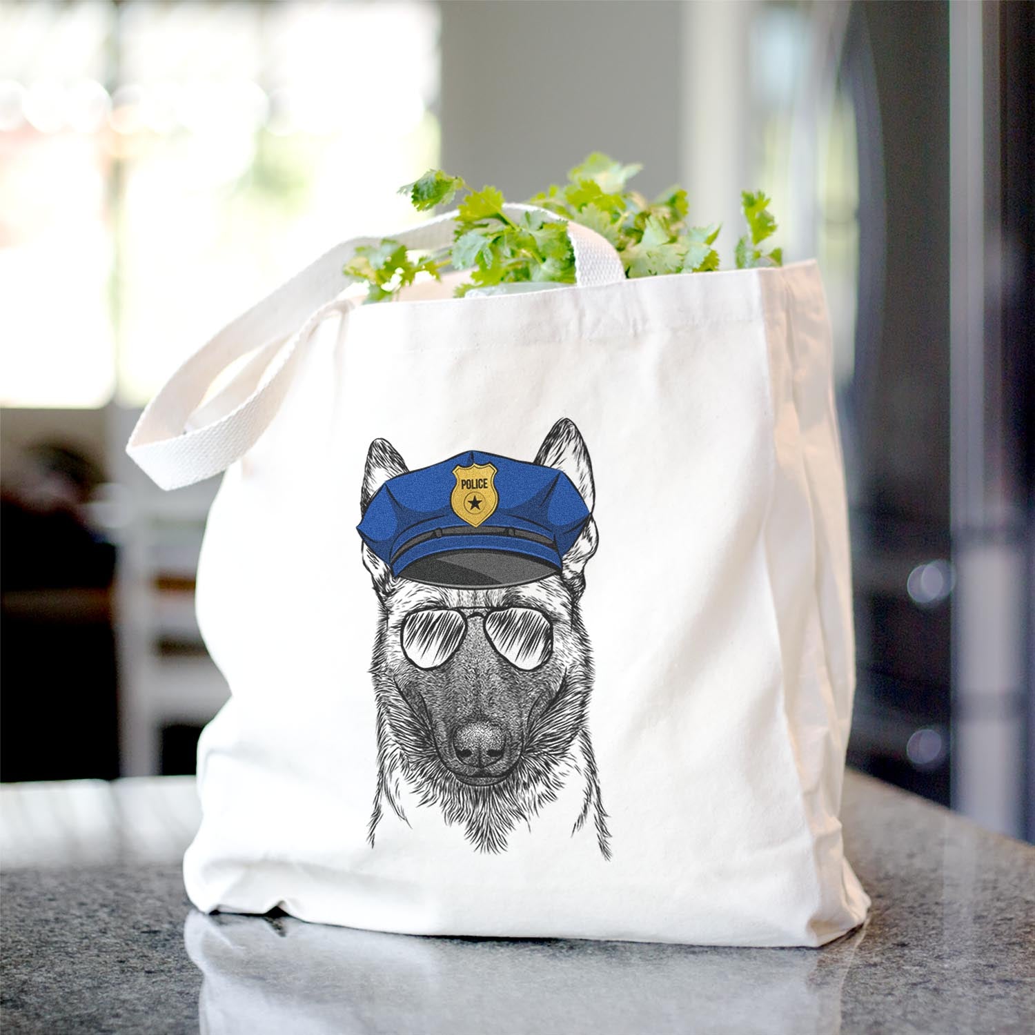 Gunther the Belgian Malinois - Tote Bag