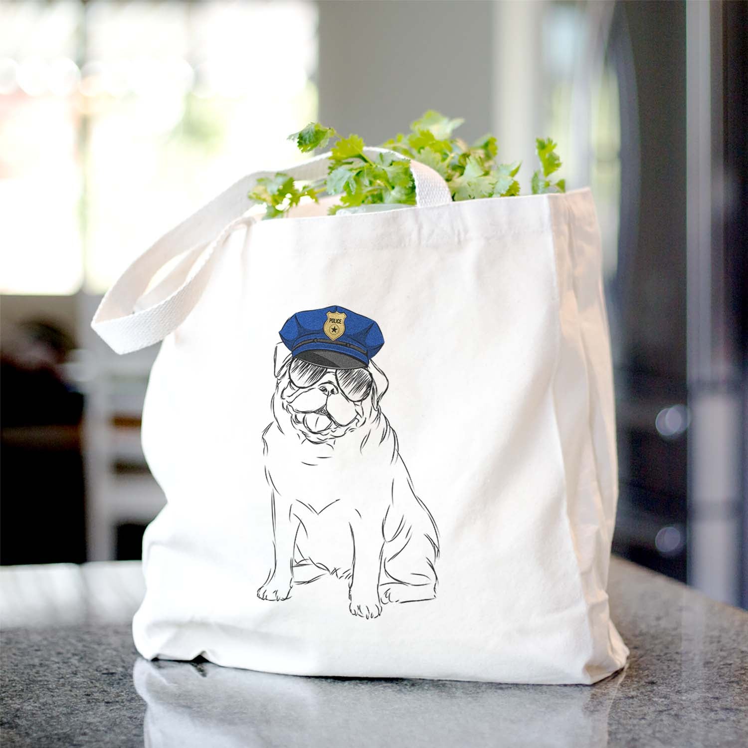 Higgins the Pug - Tote Bag