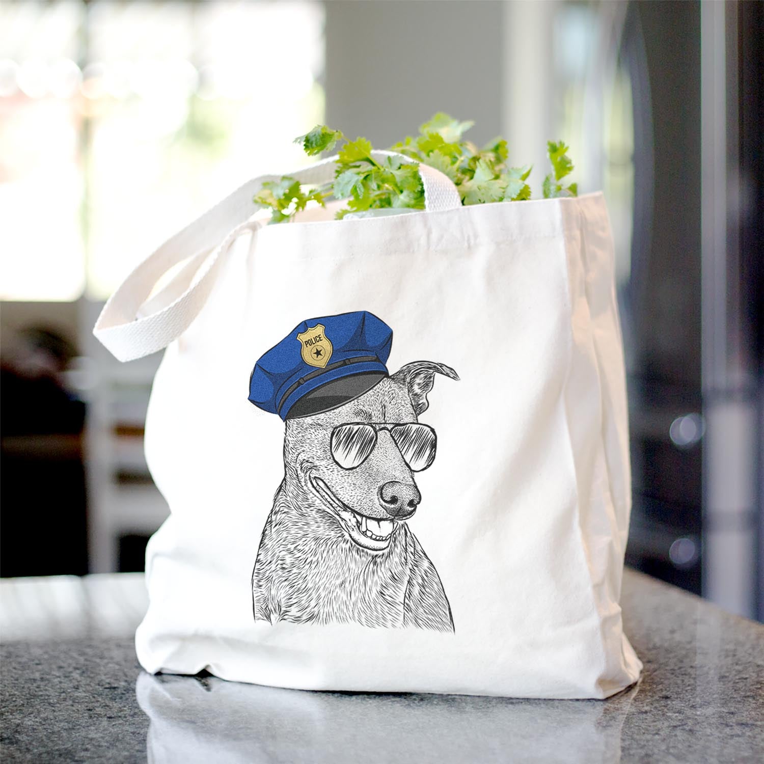 Honey the Lab Pit Mix - Tote Bag