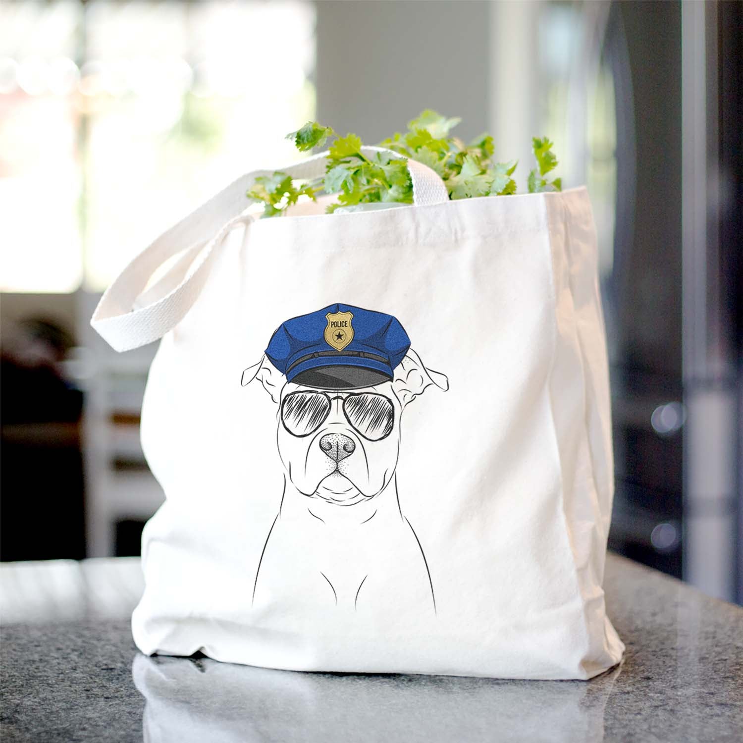 Jethro the American Staffordshire Terrier - Tote Bag